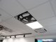 Mennyezeti kazettás dekorpanel, hullámzás, 595x595 mm, 3 mm HDF - Antracit