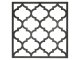Mennyezeti kazettás dekorpanel, Marokkó, 595x595 mm, 3 mm HDF - Antracit