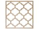 Mennyezeti kazettás dekorpanel, Marokkó, 595x595 mm, 3 mm HDF - Antracit