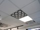 Mennyezeti kazettás dekorpanel, Marokkó, 595x595 mm, 3 mm HDF - Antracit