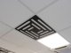 Mennyezeti kazettás dekorpanel, geometria, 595x595 mm, 3 mm HDF - Antracit