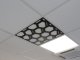 Mennyezeti kazettás dekorpanel, hexagonok, 595x595 mm, 3 mm HDF - Antracit