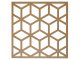 Mennyezeti kazettás dekorpanel, kockák, 595x595 mm, 3 mm HDF - Antracit
