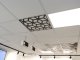 Mennyezeti kazettás dekorpanel, kockák, 595x595 mm, 3 mm HDF - Antracit