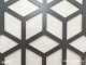 Mennyezeti kazettás dekorpanel, kockák, 595x595 mm, 3 mm HDF - Antracit