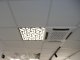 Mennyezeti kazettás dekorpanel, levelek, 595x595 mm, 3 mm HDF - Antracit