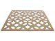 Mennyezeti kazettás dekorpanel, georács, 595x595 mm, 3 mm HDF - Antracit