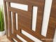 Mennyezeti kazettás dekorpanel, geometria, 595x595 mm, 3 mm HDF - Dió