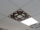 Mennyezeti kazettás dekorpanel, pillér, 595x595 mm, 3 mm HDF - Dió