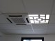Mennyezeti kazettás dekorpanel, célkereszt, 595x595 mm, 3 mm HDF - Dió