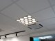 Mennyezeti kazettás dekorpanel, hexagonok, 595x595 mm, 3 mm HDF - Dió