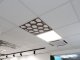 Mennyezeti kazettás dekorpanel, hexagonok, 595x595 mm, 3 mm HDF - Dió
