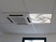 Mennyezeti kazettás dekorpanel, dinamika, 595x595 mm, 3 mm HDF - Krém