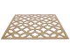 Mennyezeti kazettás dekorpanel, georács, 595x595 mm, 3 mm HDF - Krém