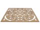Mennyezeti kazettás dekorpanel, ágak, 595x595 mm, 3 mm HDF - Krém