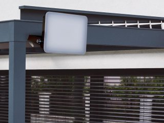 Keret nélküli LED reflektor vízmentes kötődobozzal (10W/950lm) természetes fehér