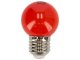 Színes LED lámpa E27 (1W/270°) Kisgömb - piros