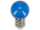 Színes LED lámpa E27 (1W/270°) Kisgömb - kék