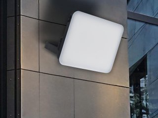 Keret nélküli LED reflektor vízmentes kötődobozzal (50W/4750lm) természetes fehér