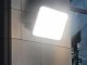 Keret nélküli LED reflektor vízmentes kötődobozzal (50W/4750lm) természetes fehér