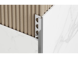 NOX Prémium Q profil - inox, tükör ezüst 10mm/270cm