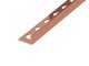 NOX Prémium szögletes élvédő - inox, tükör rosegold 10mm/270cm