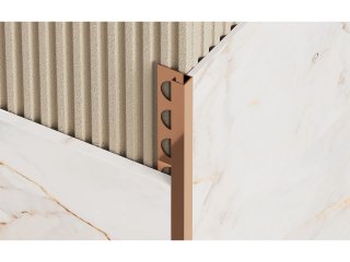 NOX Prémium Q profil - inox, tükör rosegold 10mm/270cm