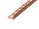 NOX Prémium szögletes élvédő - inox, szálcsiszolt rosegold 10mm/270cm