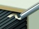 NOX rozsdamentes acél szögletes sarokprofil, élvédő (1 mm - vastag) 12 mm inox - 250 cm