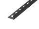 NOX Prémium szögletes élvédő - inox, matt fekete 10mm/270cm
