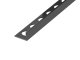 NOX Prémium szögletes élvédő - inox, tükör antracit 10mm/270cm