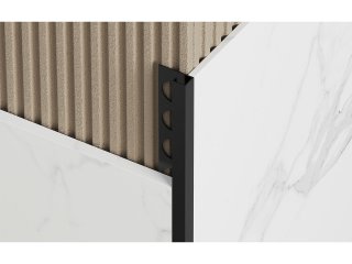 NOX Prémium Q profil - inox, szálcsiszolt antracit 10mm/270cm