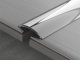 NOX Rozsdamentes acél öntapadós lencse profil, burkolatváltó (30 mm) inox - 270 cm