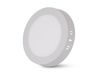 Falon kívüli LED panel (kör alakú) 12W - állítható színhőmérséklet, CCT kapcsolóval, fehér
