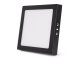 Falon kívüli LED panel (négyzet alakú) 18W - állítható színhőmérséklet, CCT kapcsolóval, fekete