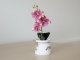 Műnövény dekoráció - cserepes orchidea, rózsaszín (20x9cm)