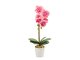 Műnövény dekoráció - cserepes orchidea, rózsaszín (48 cm)