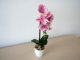 Műnövény dekoráció - cserepes orchidea, rózsaszín (48 cm)