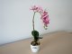 Műnövény dekoráció - cserepes orchidea, rózsaszín (48 cm)