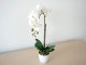 Műnövény dekoráció - cserepes orchidea, fehér (48 cm)