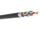 FTP CAT 5E kábel, 4x2 érpár, 305 méter, sötétszürke, kültéri