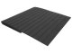 Lamellamintás filcpanel - filcből készült puha falburkoló 60x120 cm, fekete