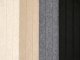 Lamellamintás filcpanel - filcből készült puha falburkoló 60x120 cm, fekete