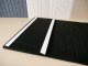 Lamellamintás filcpanel - filcből készült puha falburkoló 60x120 cm, fekete