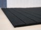 Lamellamintás filcpanel - filcből készült puha falburkoló 60x120 cm, fekete