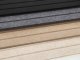 Lamellamintás filcpanel - filcből készült puha falburkoló 60x120 cm, szürke