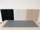 Lamellamintás filcpanel - filcből készült puha falburkoló 60x120 cm, szürke
