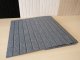 Lamellamintás filcpanel - filcből készült puha falburkoló 60x120 cm, szürke