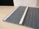 Lamellamintás filcpanel - filcből készült puha falburkoló 60x120 cm, szürke
