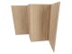 Lamellamintás filcpanel - filcből készült puha falburkoló 60x120 cm, bézs
